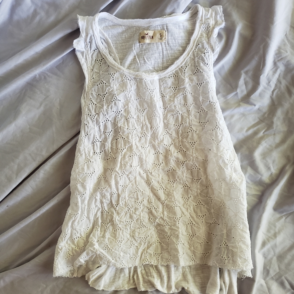 White tank top